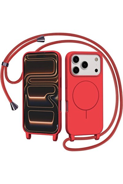Orso Θήκη Soft Κορδόνι Magsafe Red iPhone 17 Pro