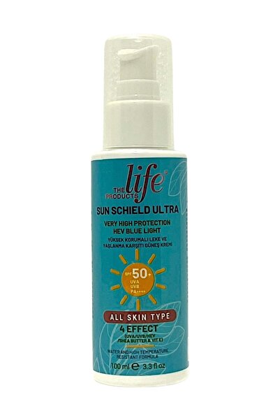 The Life Products Sun Shield Ultra Sunscreen 4 Effect Spf 50 Anti-Blemish and...