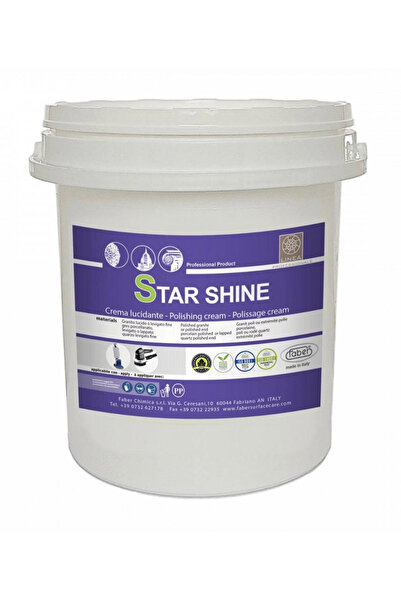 Faber Σταρ Σάιν Κρέμα γυαλίσματος για μαύρο γρανίτη και χαλαζία Φάμπερ, 5 κιλ...