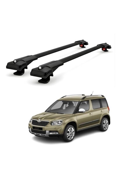 Cross Oto Aksesuarları Skoda Yeti 2010-2017 için Ara Atkı , Araç Üstü Portbag...