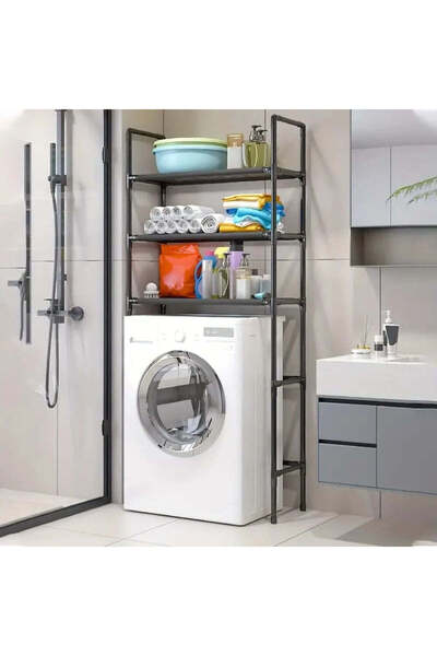 OEM Καθολικό Ράφι Οργάνωσης Πλυντηρίου Ρούχων με 3 Επίπεδα - Η Τέλεια Λύση γι...