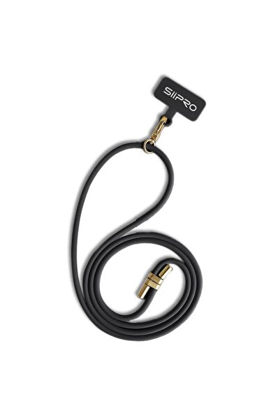 SiPro Siipro Crossbody Soft Liquid Silicone Strap Black