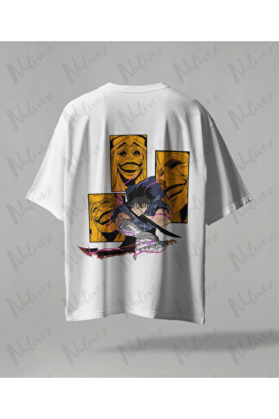 Nulivez Solo Leveling Anime Printed Oversize Unisex T-Shirt Japanese Anime St...