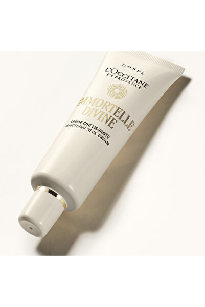 L'Occitane Immortelle Divine Yaşlanma Karşıtı Boyun Kremi, Ölmezotu Yağı İçeren, Peptit ve Hyaluronik Asit, 50 ml