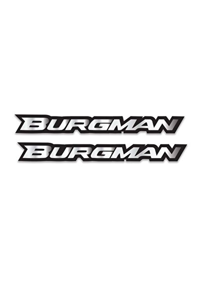 Redline Grafik Redlinegrafik Burgman Yazılı Gümüş Grenaj Sticker Set