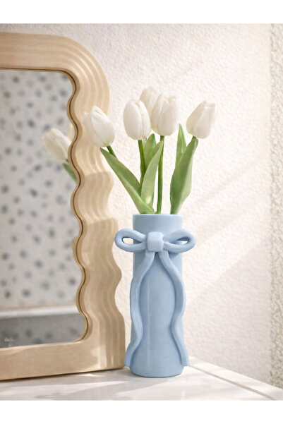END Design Vază decorativă din bioplastice cu detaliu fundă 20cm – Obiect mod...