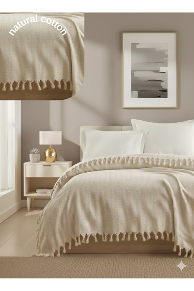 SEVHOME CONCEPT %100 Pamuk Pike -Terletmez,Nefes alabilir ,Dekoratif