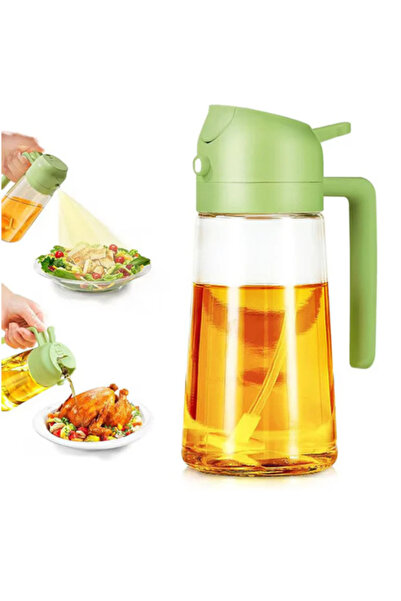 OEM Μπουκάλι διανομής λαδιού 2 σε 1 με σπρέι και λειτουργία έκχυσης, διαφανές...