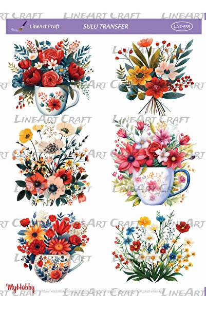 LİNEART Sulu Transfer 25x35cm LNT559