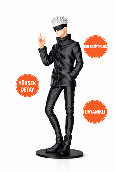 TinyWorks_3d Anime Figür 26 cm Gojo Tarzı Karakter Figürü – Koleksiyonluk Pre...