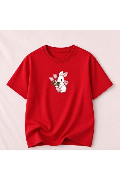 herkesemoda Βαμβακερό μπλουζάκι με λαιμόκοψη ποδηλάτου και λεπτομέρεια με στά...