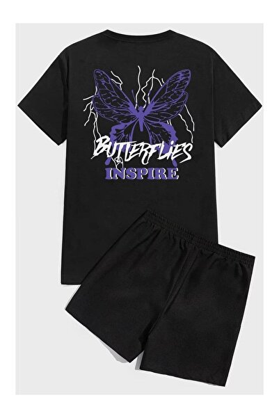 ZEMLİYA VONIX Unisex Oversize Σετ με Σορτς και Κοντομάνικο Μπλουζάκι Άνετη Εφ...