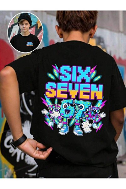 SVART WEAR Six Seven 67 Παιδικό και εφηβικό μπλουζάκι με στάμπα, 100% βαμβακε...