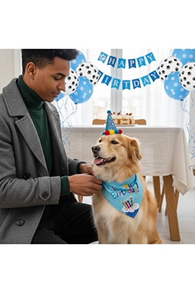 Lady Fify Birthday Party Set for Cat and Dog (5 Pieces) (12-Piece Candle Set ...