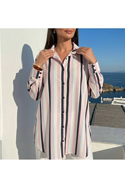 Lavanta Tekstil Striped shirt