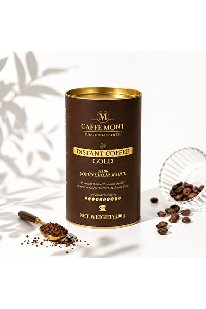 CAFFEMONT %100 ÇÖZÜNEBİLİR KAHVE - PREMIUM KALİTE - 200 GR