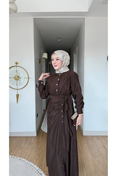 Avakado Φόρεμα Τεσεττούρ με σάλι και δέσιμο στη μέση