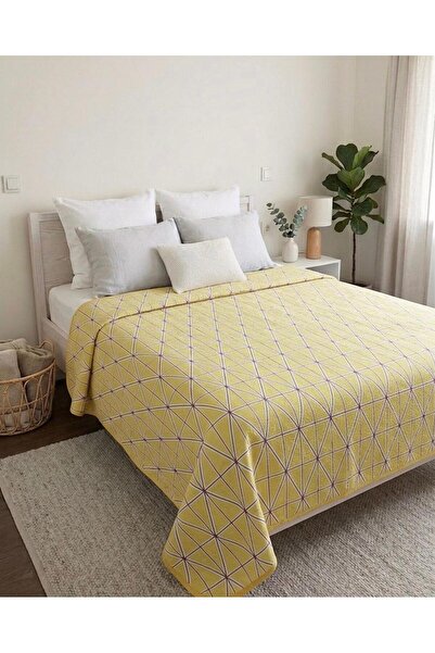 Ahsela Home Pamuklu Yazlık Pike – Terletmeyen Pamuklu Serin Konfor Çift Kişilik