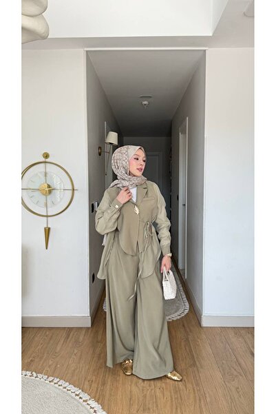 Avakado Jacket Pants Stylish Islamic Clothing Set