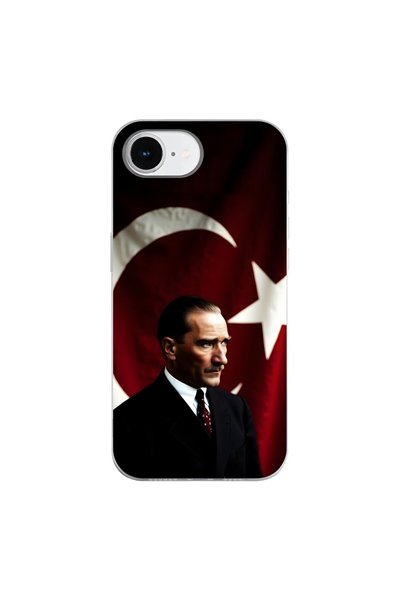 PPKin حافظة شفافة متوافقة مع iPhone 16e بتصميم أتاتورك 4