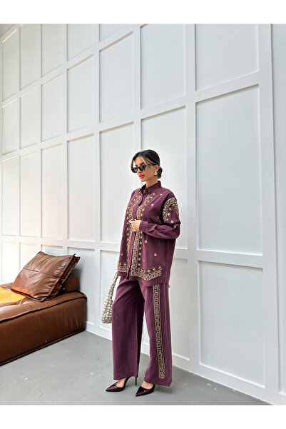 MİA NOURA ΓΥΝΑΙΚΕΙΟ ΠΟΥΚΑΜΙΣΟ ΜΕ ΧΑΝΤΡΕΣ ΜΠΡΟΣΤΑ, ΠΙΣΩ ΚΑΙ ΣΤΑ ΜΑΝΙΚΙΑ, ΠΑΝΤΕ...