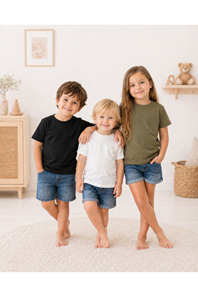 Drop Kids Dječja bebi majica prevelikog kroja, osnovni set od 3 komada