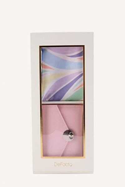 DeFacto Γυναικείο πορτοφόλι από συνθετικό δέρμα με φουλάρι H6826AXNS