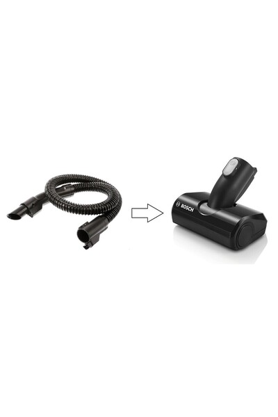 Bosch Unlimited Serie 6-8 Şarjlı Süpürge Hortumu ve Mini Turbo Fırça