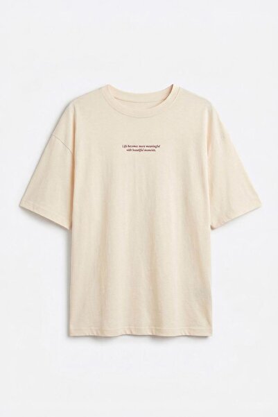 BSL Basic Baskılı Oversize Tshirt