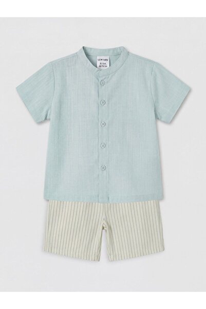 LC Waikiki Lcw Baby Striped Baby Boy Shorts Set