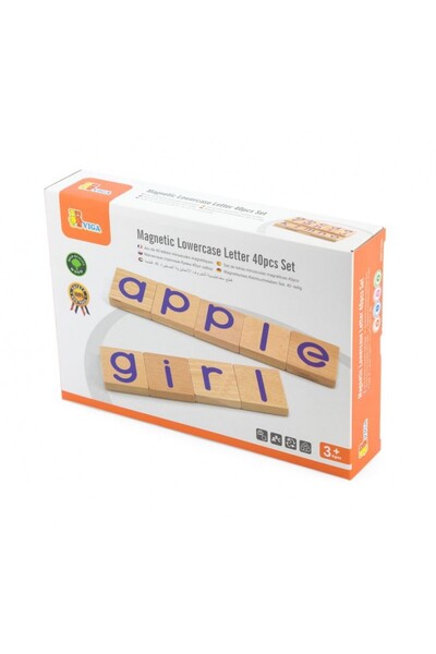 Viga Set magnetic litere mici 40 buc,