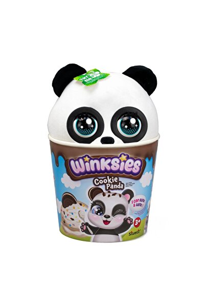 Winksies Cookie Panda, jucarie de plus, interactiva