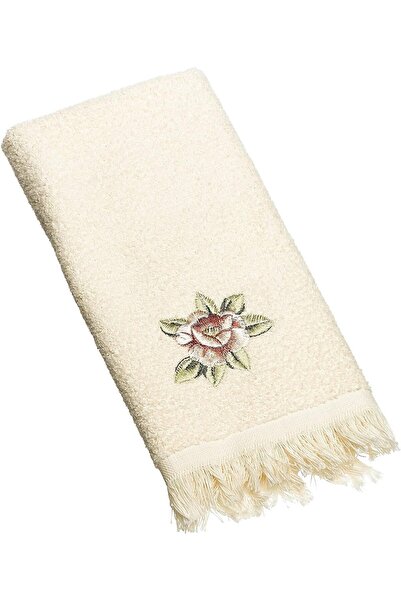 Avanti Linens Rosefan Fingertip Towel, Ivory