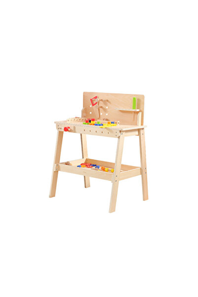 Viga Banc de lucru natur accesorizat,