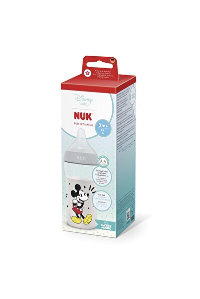 Nuk PM BIB PP TC 260ML MICKEY TET.SI 3+ FLUX M (NKPMBMICGRPP3+M)
