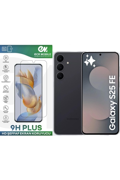 Samsung Compatible Galaxy S25 Fe Screen Protector 9H Flexible Nano Glass Transparent