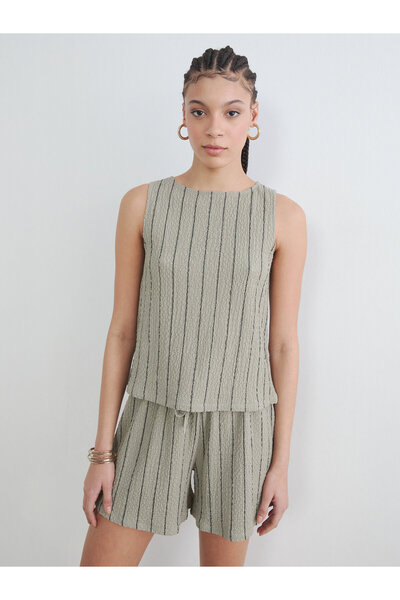 LC Waikiki Crew Neck Striped Women's Tank Top