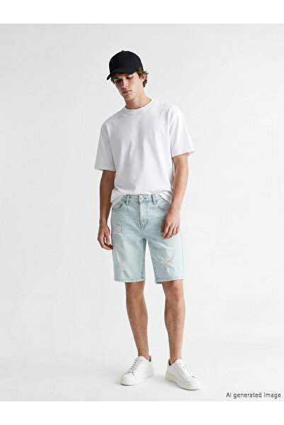 LC Waikiki Ανδρικό τζιν σορτς Skinny Fit