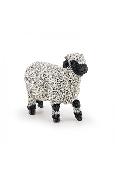 Papo VALAIS SHEEP FIGURINE WITH BLACK NOSE