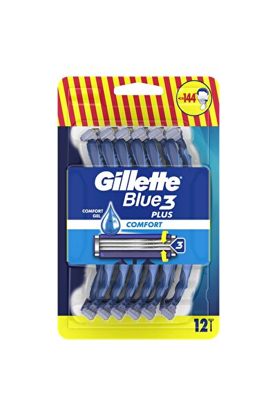 Gillette Blue III Comfort regular, aparat de ras, 12 buc
