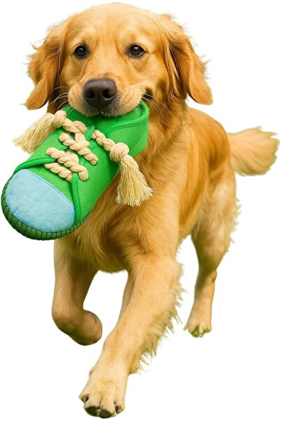 Brick Hues Dog Chew Rope Shoe Toy