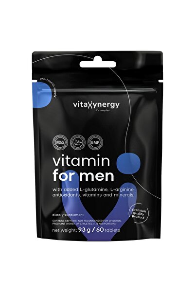 VITAXYNERGY Витамини за мъже, хранителна добавка, 60 таблетки, 1 бр.