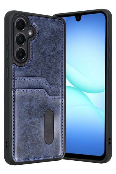 New Face GLDISPTM حافظة جلدية جديدة لهاتف Galaxy A17 5G Sara مع حامل بطاقات (...