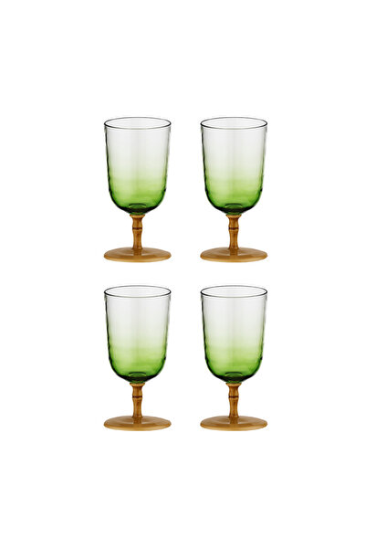 Lucky Art Palma Akrilik 4’lü Kadeh Seti 470 ml