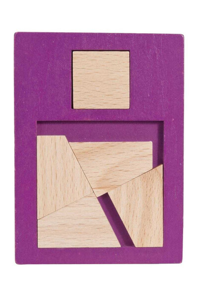 Fridolin Joc logic IQ puzzle din lemn Extra piesa-1,
