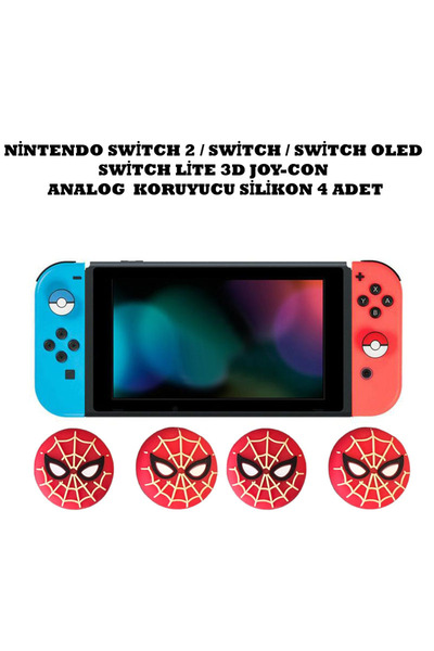 WOTOBE Switch/Switch 2/Switch Oled /Switch Lite Uyumlu Yeni 3D Analog Silikon...