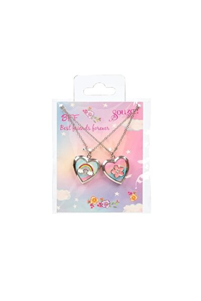 Souza! Set doua coliere „Best Friends” cu Inimi,