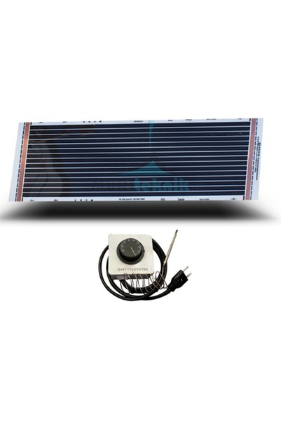 multiteknik Rexva 25x50 Isıtıcı 30 Cm Kablo Çıkışlı Analog Termostatlı Demonte Kolay Kurulum