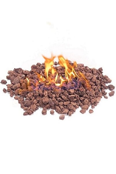 Asenya Mangal Taşı 15 Kg 5-10 Cm Iri Mangal Taşı Mangal Pomzası Iri Kırmızı P...