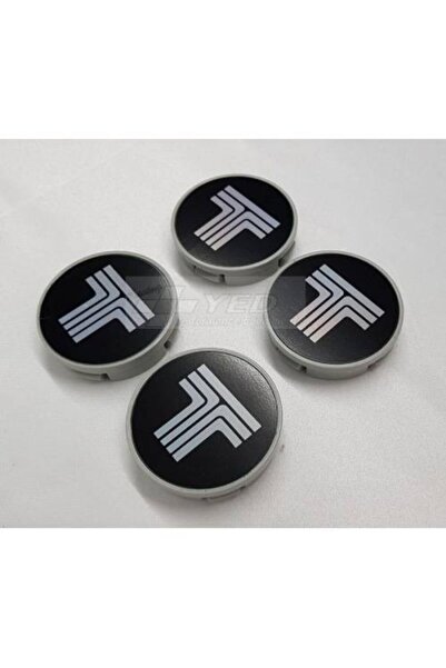 YED Jant Göbeği Tofaş 58/55 55mm Yuva 4'lü Set T Logolu Alü.